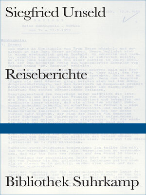 cover image of Reiseberichte